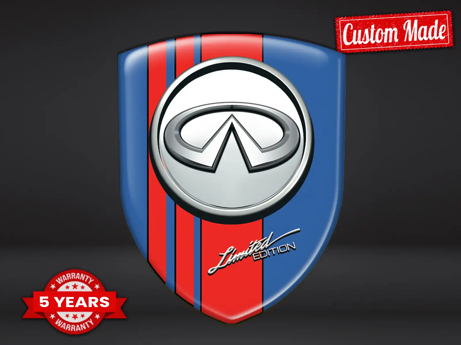 Infiniti Logo in Aufkleber Design Max Stilvoll Pro Haltbar
